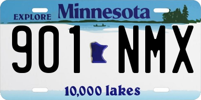 MN license plate 901NMX