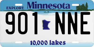 MN license plate 901NNE