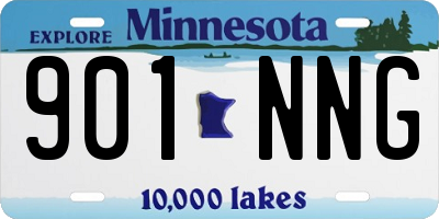 MN license plate 901NNG