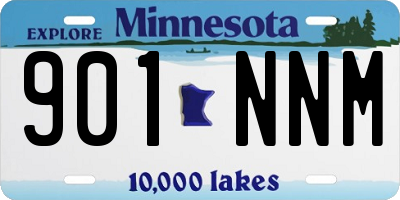 MN license plate 901NNM