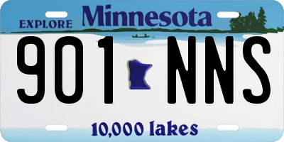 MN license plate 901NNS