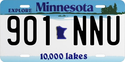 MN license plate 901NNU