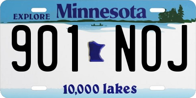 MN license plate 901NOJ