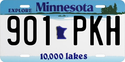 MN license plate 901PKH