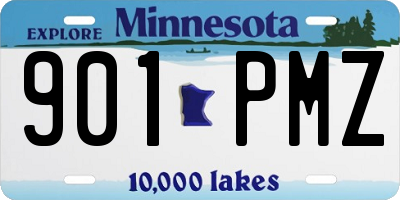 MN license plate 901PMZ