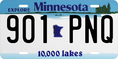 MN license plate 901PNQ