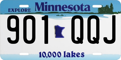 MN license plate 901QQJ