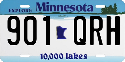 MN license plate 901QRH