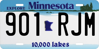 MN license plate 901RJM