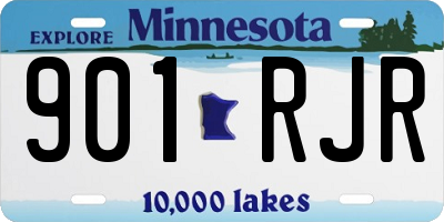 MN license plate 901RJR