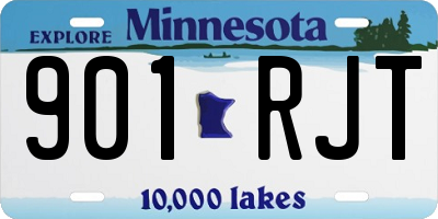 MN license plate 901RJT