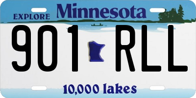 MN license plate 901RLL
