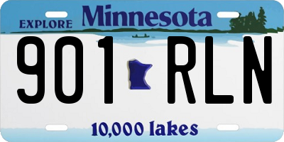 MN license plate 901RLN