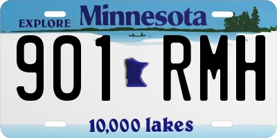 MN license plate 901RMH