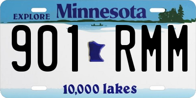 MN license plate 901RMM