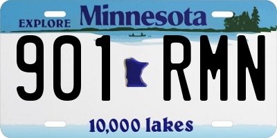 MN license plate 901RMN