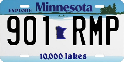 MN license plate 901RMP