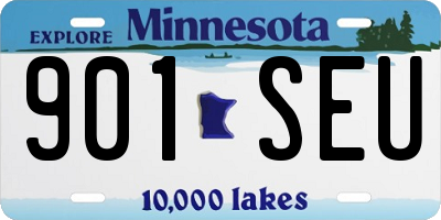 MN license plate 901SEU