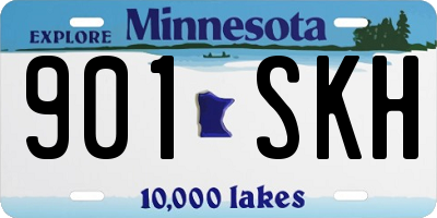 MN license plate 901SKH