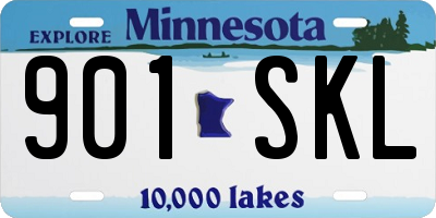MN license plate 901SKL