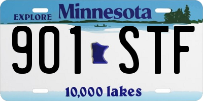 MN license plate 901STF