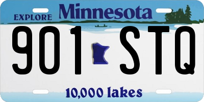 MN license plate 901STQ