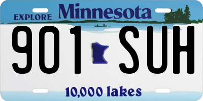 MN license plate 901SUH