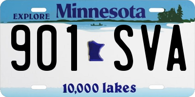 MN license plate 901SVA
