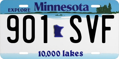 MN license plate 901SVF