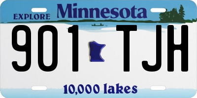 MN license plate 901TJH