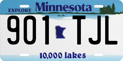 MN license plate 901TJL