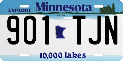 MN license plate 901TJN