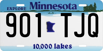 MN license plate 901TJQ