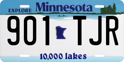 MN license plate 901TJR