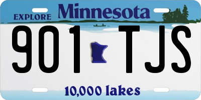 MN license plate 901TJS