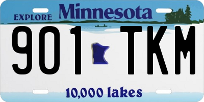 MN license plate 901TKM