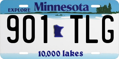 MN license plate 901TLG