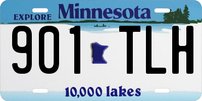 MN license plate 901TLH