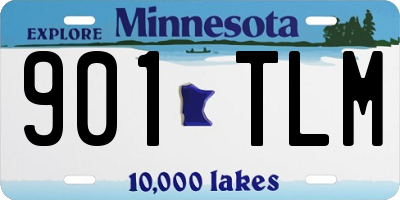 MN license plate 901TLM
