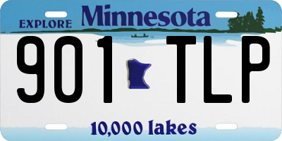 MN license plate 901TLP