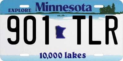 MN license plate 901TLR