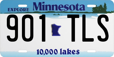 MN license plate 901TLS