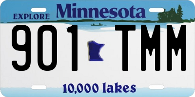 MN license plate 901TMM