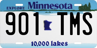 MN license plate 901TMS