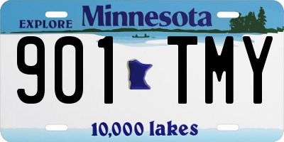 MN license plate 901TMY