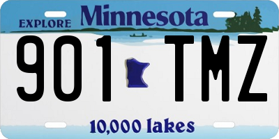 MN license plate 901TMZ