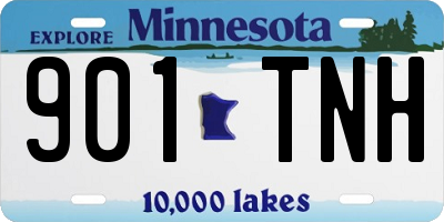 MN license plate 901TNH