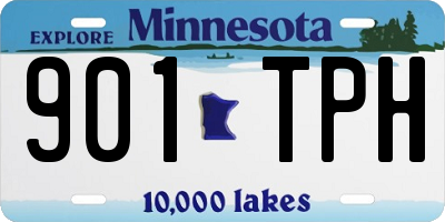 MN license plate 901TPH