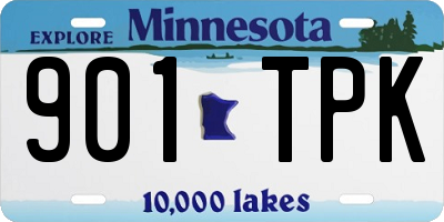 MN license plate 901TPK