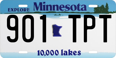 MN license plate 901TPT